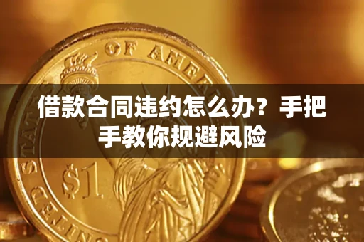 济南借款合同违约怎么办？手把手教你规避风险