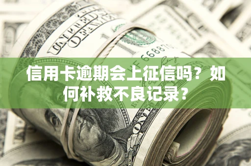 济南信用卡逾期会上征信吗？如何补救不良记录？