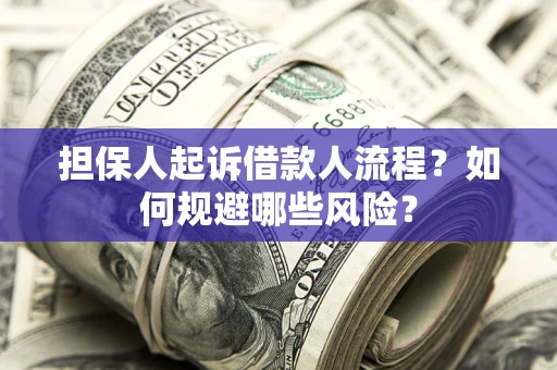 济南担保人起诉借款人流程？如何规避哪些风险？