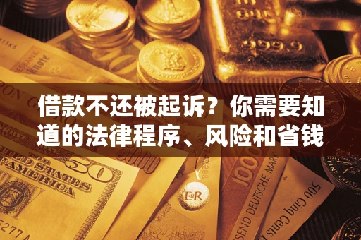 济南借款不还被起诉？你需要知道的法律程序、风险和省钱技巧
