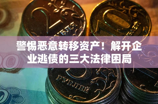 济南警惕恶意转移资产！解开企业逃债的三大法律困局