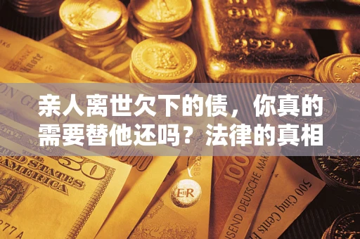 济南亲人离世欠下的债，你真的需要替他还吗？法律的真相或许与你想的不一样